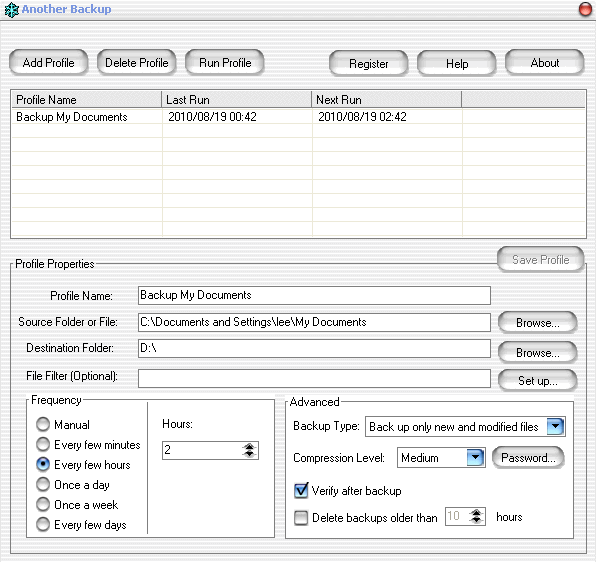 Windows 7 Another Backup 2.5 full